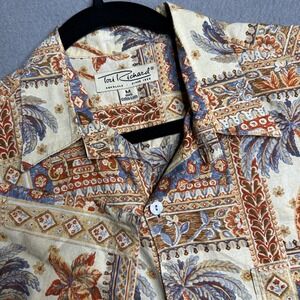 Tori Richard Mens Size M 100 Cotton Lawn Short Sleeve Hawaiian Shirt Aloha Print